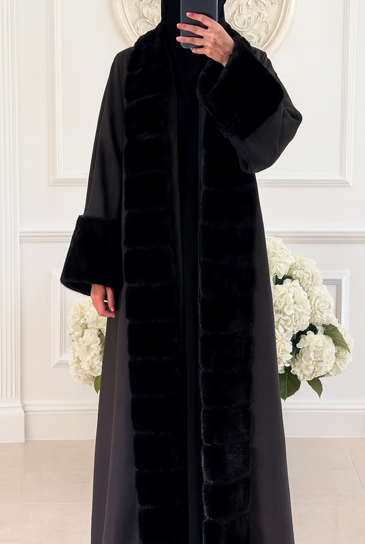 Abaya avec Fourrure
